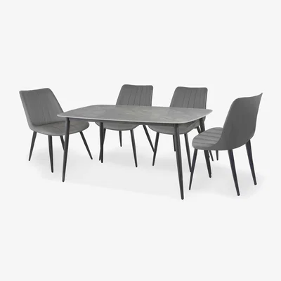 Furniture Village Yoyo Dining Table and 4 Chairs Set