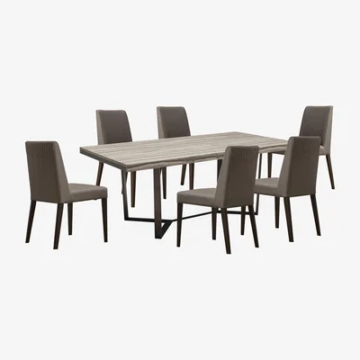 Furniture Village ALF - Franco Large Extending Dining Table and 6 Chairs