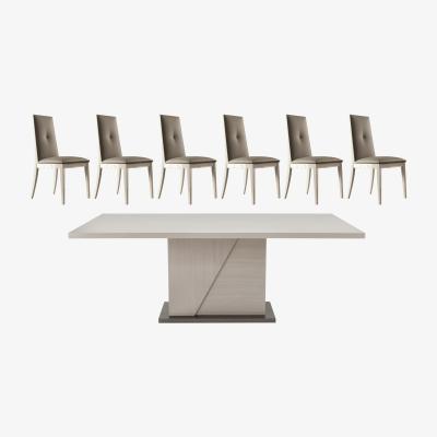 Furniture Village ALF - Alpine Extending Table & 6 Montechiaro Chairs