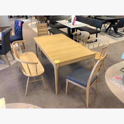 Furniture Village Ercol - Romana extending table, 4 chairs and bench