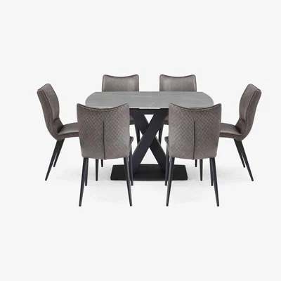 Furniture Village Murcia Extending Dining Table with 6 Chairs