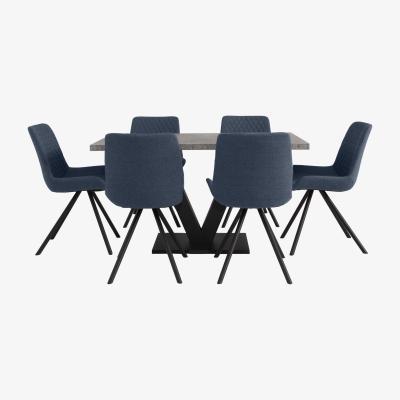 Furniture Village Rocket Dining Table and 6 Chairs Dining Set