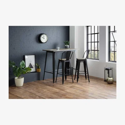 Furniture123 Julian Bowen Set of Grafton Table & 2 Stools