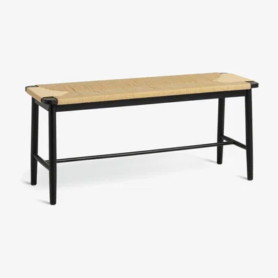 Habitat Habitat Hanna Oak Bench - Black