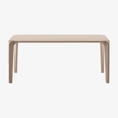Heal's Artisan Flow Table Oak White Pigmented Oil 160cm