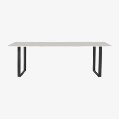 Heal's Muuto 70/70 Table 225 x 90cm in Smoked Oak with Black Legs