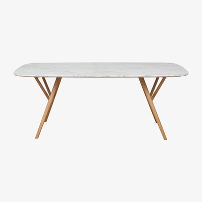Heal's Heal's Anais Dining Table in Oak with Marble Top