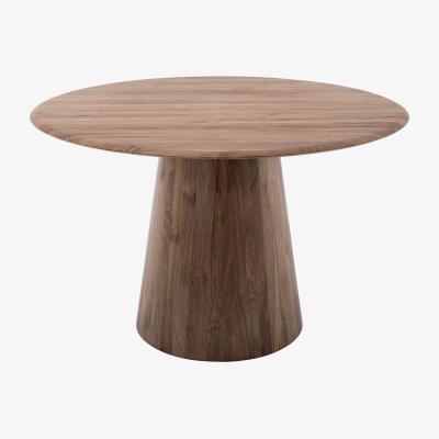 Heal's Gazzda Mushroom Round Dining Table Walnut 126cm