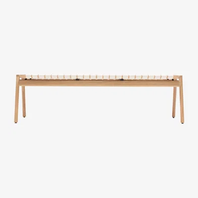 Heal's Gazzda Klupa Bench 160cm with White Webbing