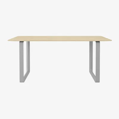 Heal's Muuto 70/70 Table 170 x 85cm in Oak with Grey Legs