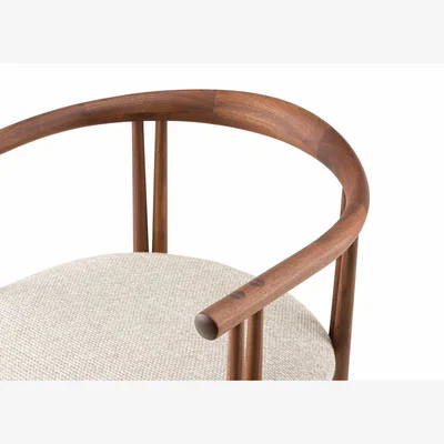 Heal's De La Espada Elliot Dining Chair in Danish Oiled Walnut