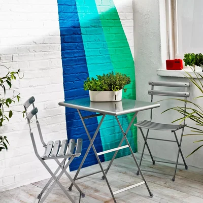 John Lewis EMU Arc En Ciel Steel Garden Bistro Table and Chairs Set