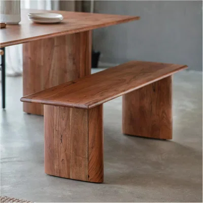 John Lewis Gallery Direct Salo 3 Seater Dining Bench, Acacia