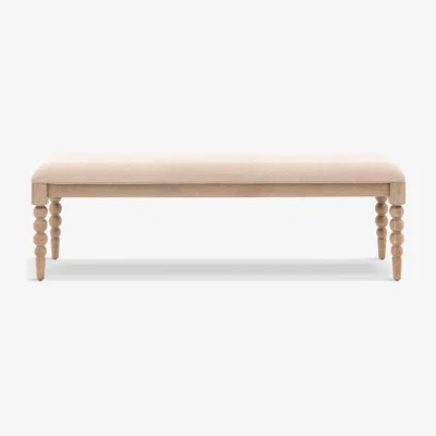 John Lewis Gallery Direct Bessemer Upholstered Dining Bench, Oak