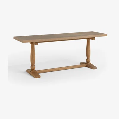 John Lewis John Lewis Clemence Dining Bench, Greyed Oak