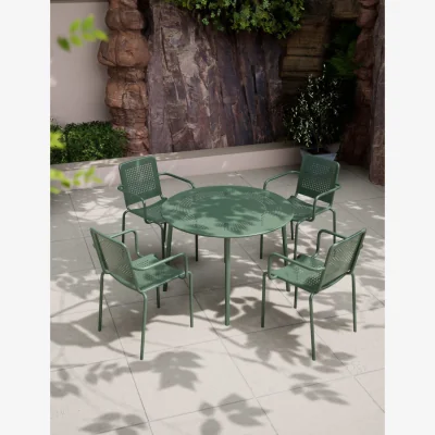 Marks & Spencer Royalcraft Porto 4 Seater Round Dining Set Green