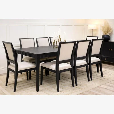 My Furniture Oriel Dining Table and 8 Oriel Dining Chairs 