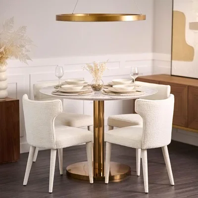 My Furniture Parker Dining Table and 4 Lulu Dining Chairs