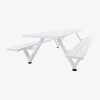 Made in Design Marina Table & seats set by Extremis White