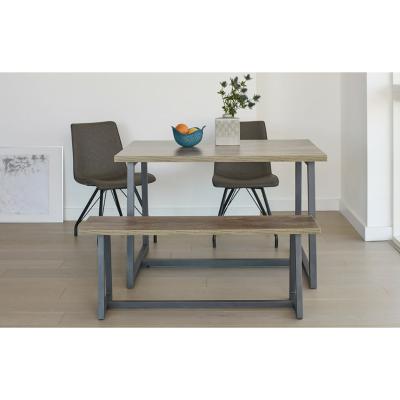 Out & Out Original Bjork – Bench Dining Set - 4 Seats - Grey