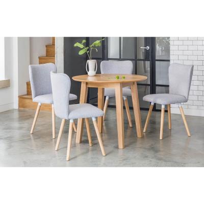 Out & Out Original Dove - Round Dining Set - 4 Seater - Grey