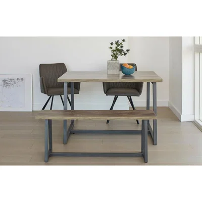 Out & Out Original Cape – Bench Dining Set – 4 Seats - Grey