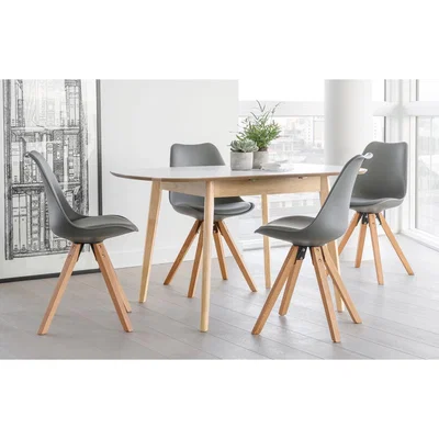 Out & Out Original Dansk - Extendable Dining Set - 4 Seats - Grey