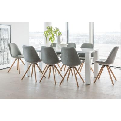 Out & Out Original Alexandra - Dining Set - 8 Seats - Grey Fabric