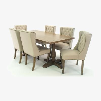 Out & Out Original Balmoral Canterbury Wing Back - Rectangular Dining Set - 6 Seater