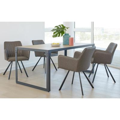Out & Out Original Cape – Industrial Dining Set - 4 Seats - Grey