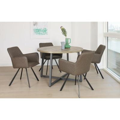 Out & Out Original Cape – Round Dining Set - 4 Seats - Grey