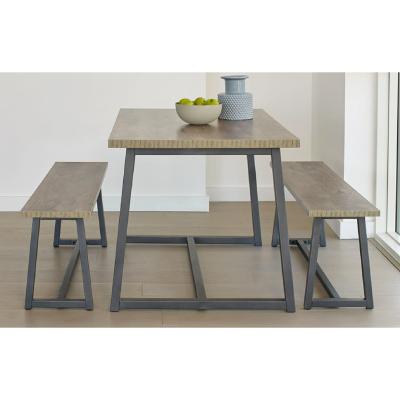 Out & Out Original Easton – Bench Dining Set – 120cm