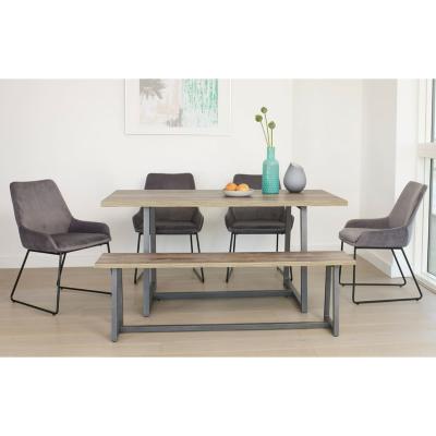 Out & Out Original Mona – Bench Dining Set – 6 Seats - 160cm