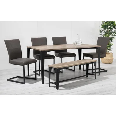 Out & Out Original Varna – Bench Dining Set – 6 Seats