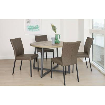 Out & Out Original Kora – Round Dining Set - 4 Seats - Grey