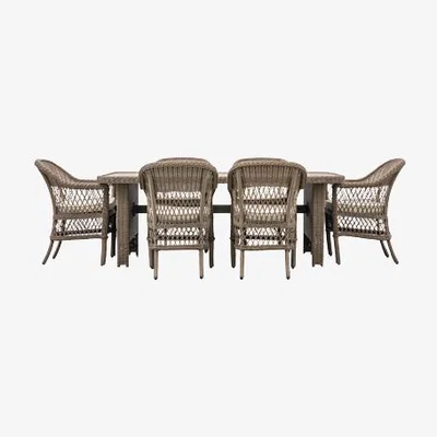 Perch and Parrow Wind Down 6 seater Outdoor Dining Set