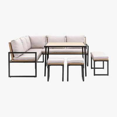 Perch and Parrow Reveler Corner Dining Set