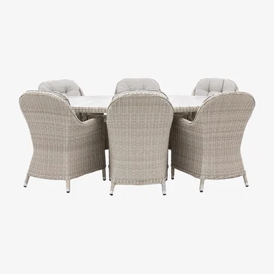 Perch and Parrow Rejuvenate Seater Oval Dining Set