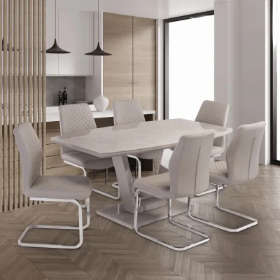 Pagazzi Venice 1.6m 6 Seater Latte Dining Set