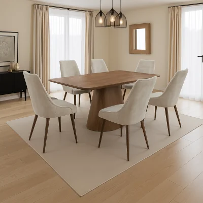 Pagazzi Emory 1.8M Dining Set with 6 Chelsea Chairs