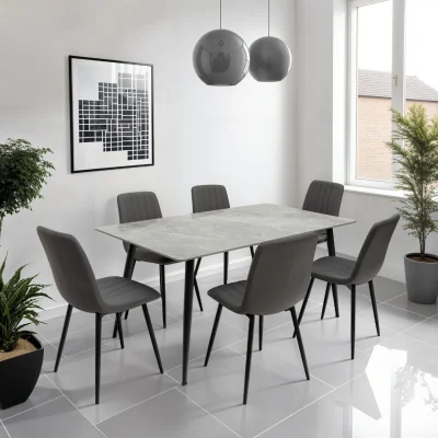 Pagazzi Riga 1.6m 6 Seater Dining Set