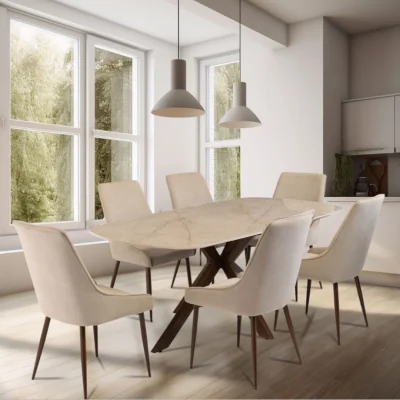 Pagazzi Murano 6 Seat Dining Set with 1.8m Table