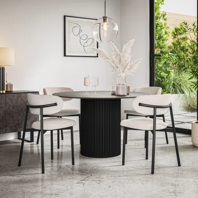 The Range Arlo Dining Table Set - Orange