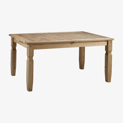 The Range Corona Large Extending Table  6 Chairs - Antique Wax