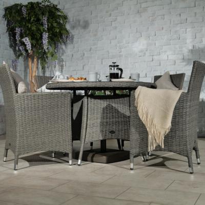 The Range PARIS 4 Seater Dining Set - Grey