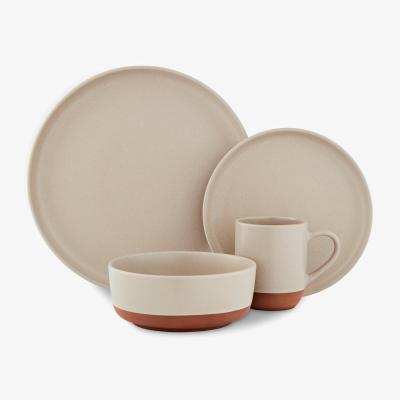 The Range Verona 16 Piece Dinnerware Set - Stone