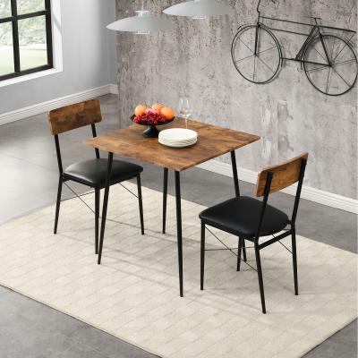 The Range Vintage Dining Set for home - Brown