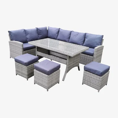 The Range 6 Piece Santa Rosa Corner Dining Set
