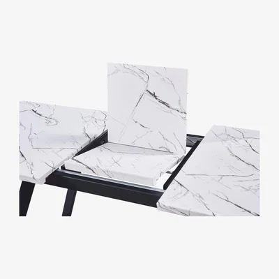 The Range Sofia Toga LUX Dining Set Includes a Table and Chairs Set of 4 - Light Grey