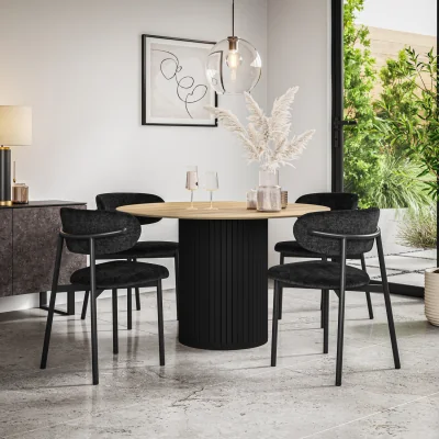 The Range Arlo Dining Table Set - Black